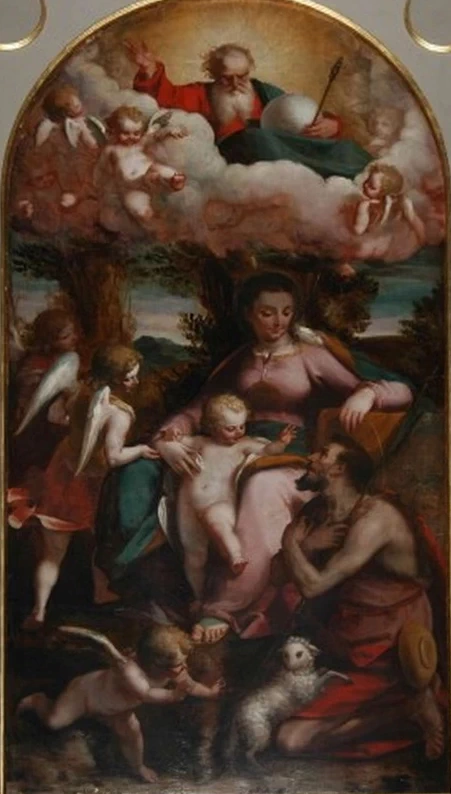 Madonna col Bambino e San Giovanni Battista - Genova